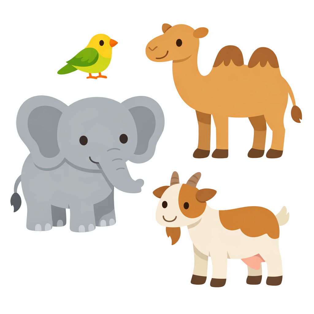 Animals example card
