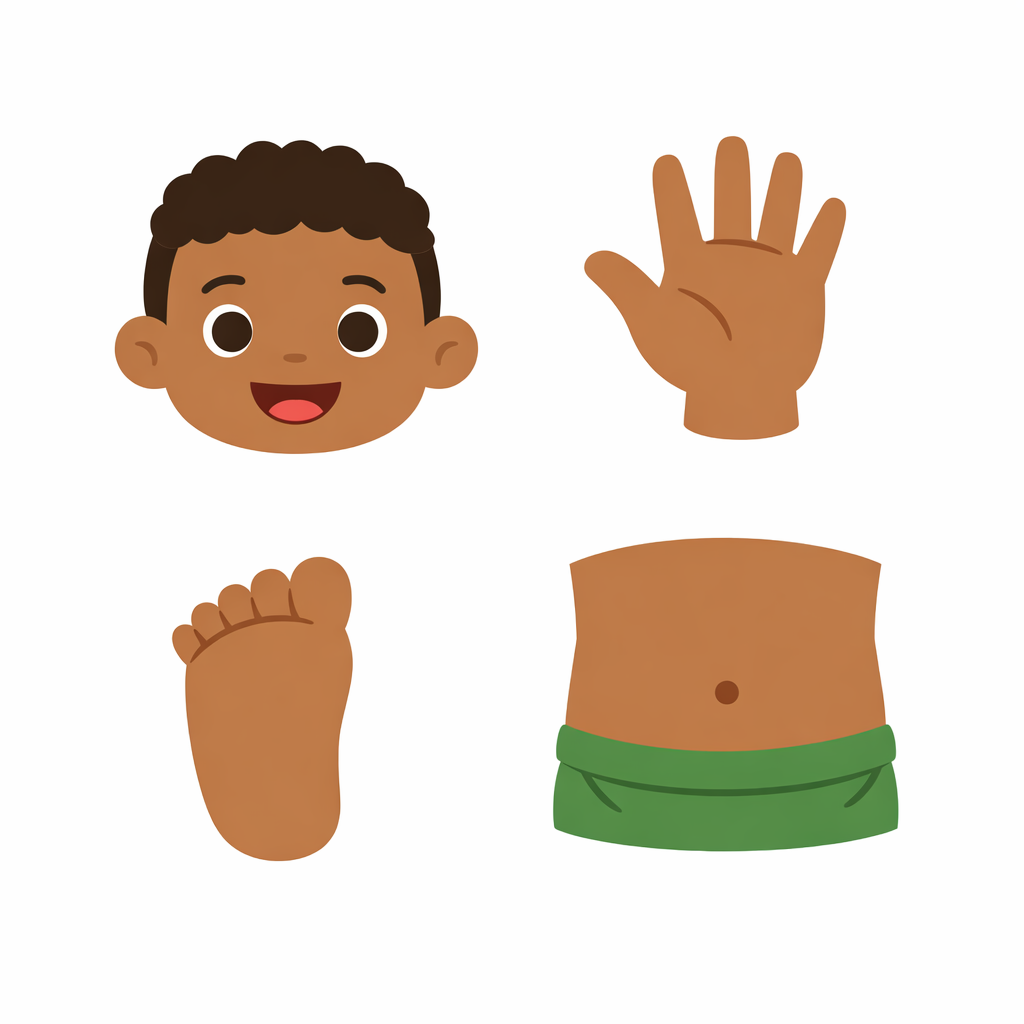 Body Parts example card