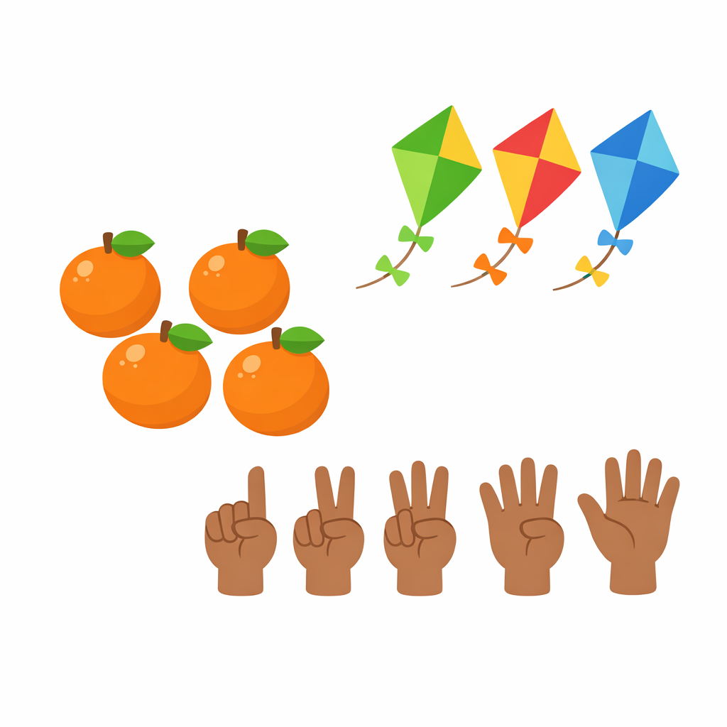 Numbers example card